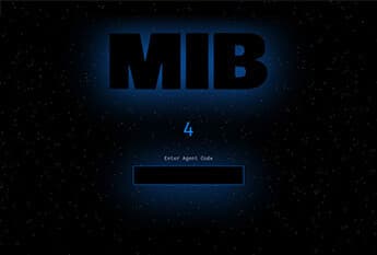 Men in Black Agent Portal Website